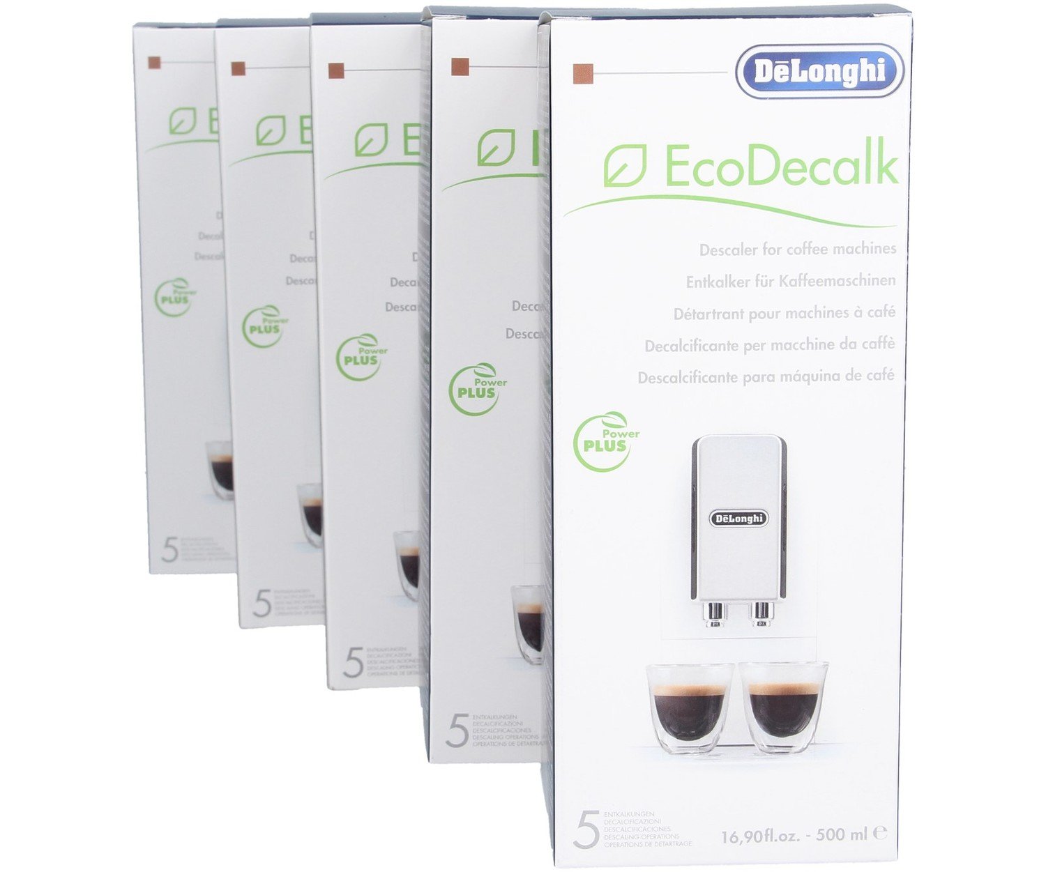 5x kávovar DeLonghi EcoDecalk 500ml
