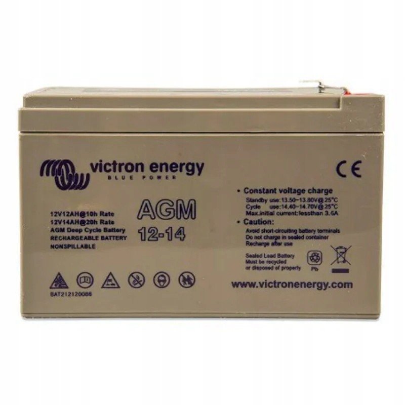 Victron Energy 12V/14Ah Agm Deep Cycle Batt.