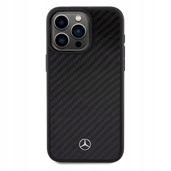 Mercedes pouzdro case pro iPhone 15 Pro Max, pouzdro Carbon Fiber, pouzdro