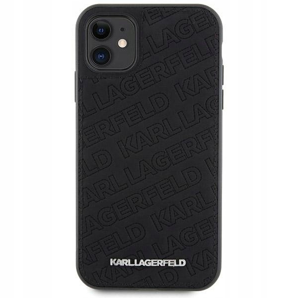 Originální pouzdro Karl Lagerfeld Quilted K Pattern zadní kryt case pro iPhone 11