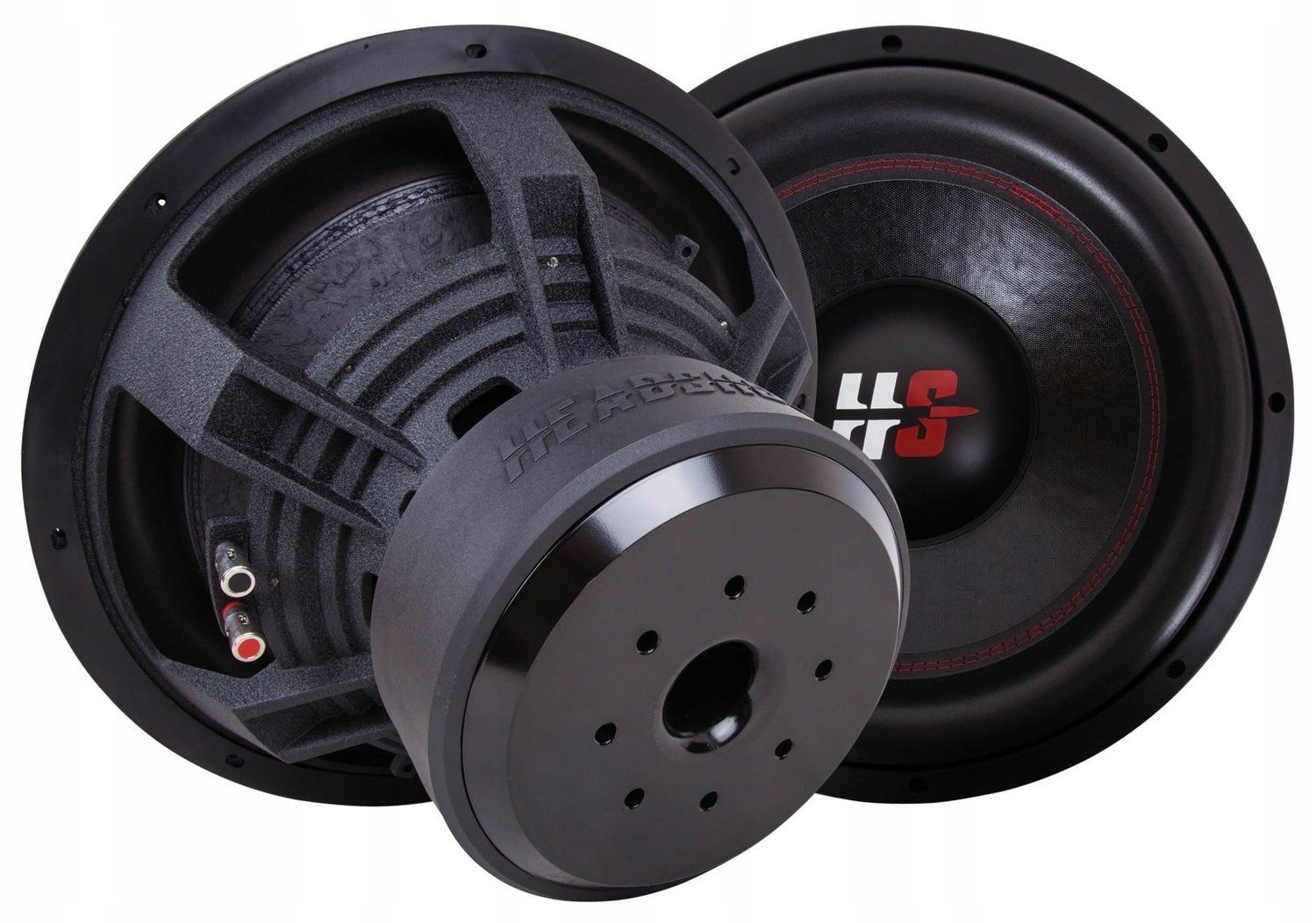 Kicx Head Shot 15 (1+1) Subwoofer do auta 38cm 15cali 1500W Rms 1x1 Ohm