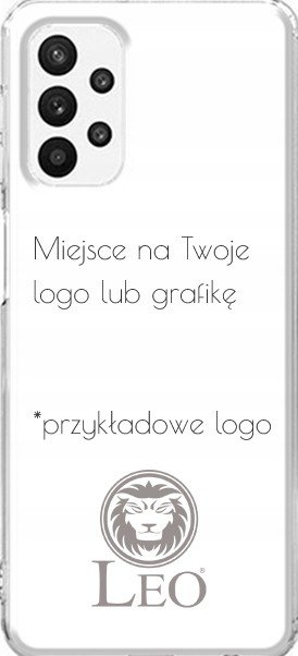 Leo Vlastní Grafika Logo Foto Case Silikon pro Galaxy A53 5G