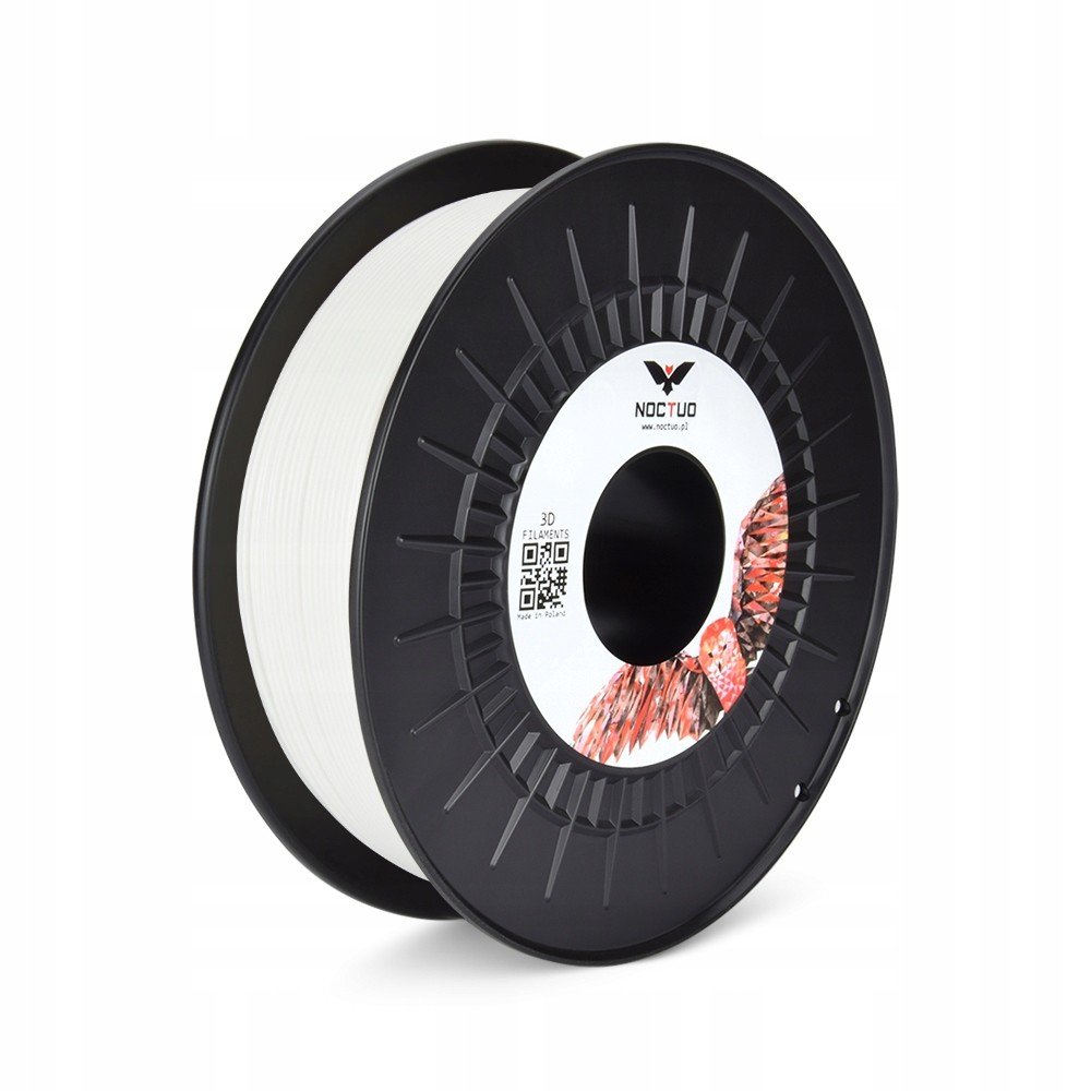 Filament Noctuo Abs-mma White Bílý snadno tisknoutelný 0,75kg 1,75mm