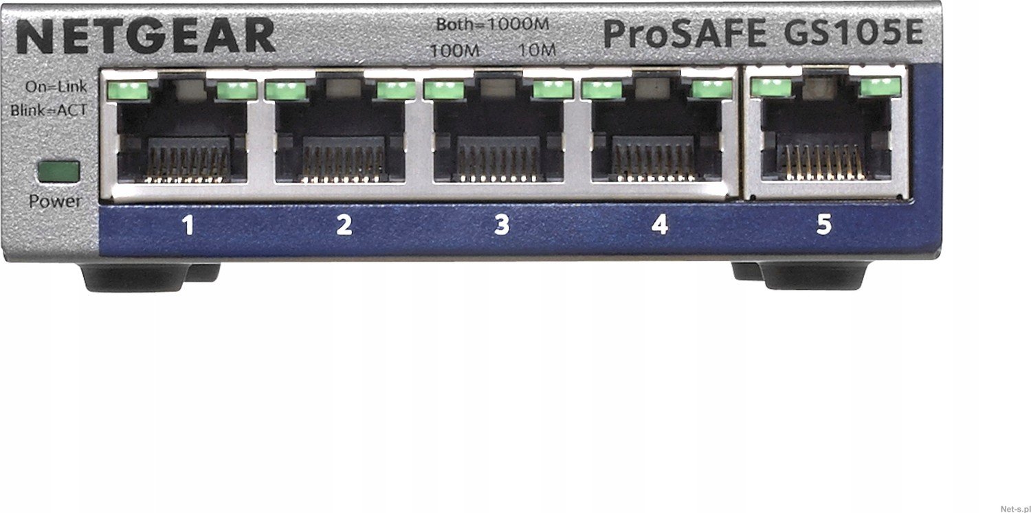 Netgear GS105E V2, 5xGIGABIT RJ45