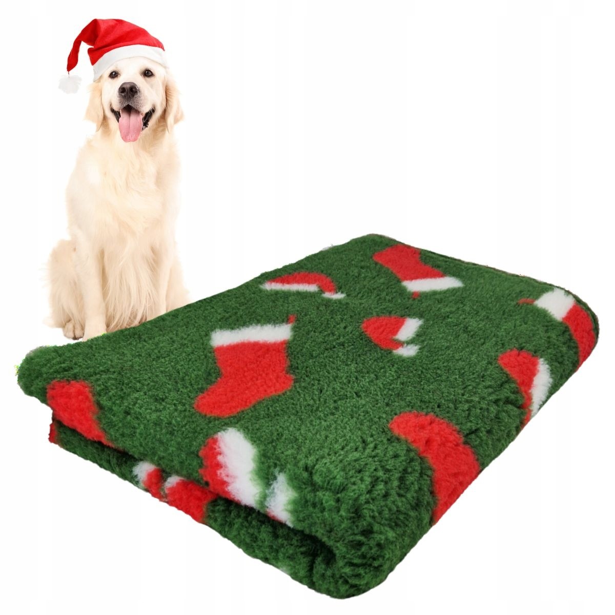 Drybed 150x100 vánoční protiskluzové pelíšek podložka pro psa vánoční