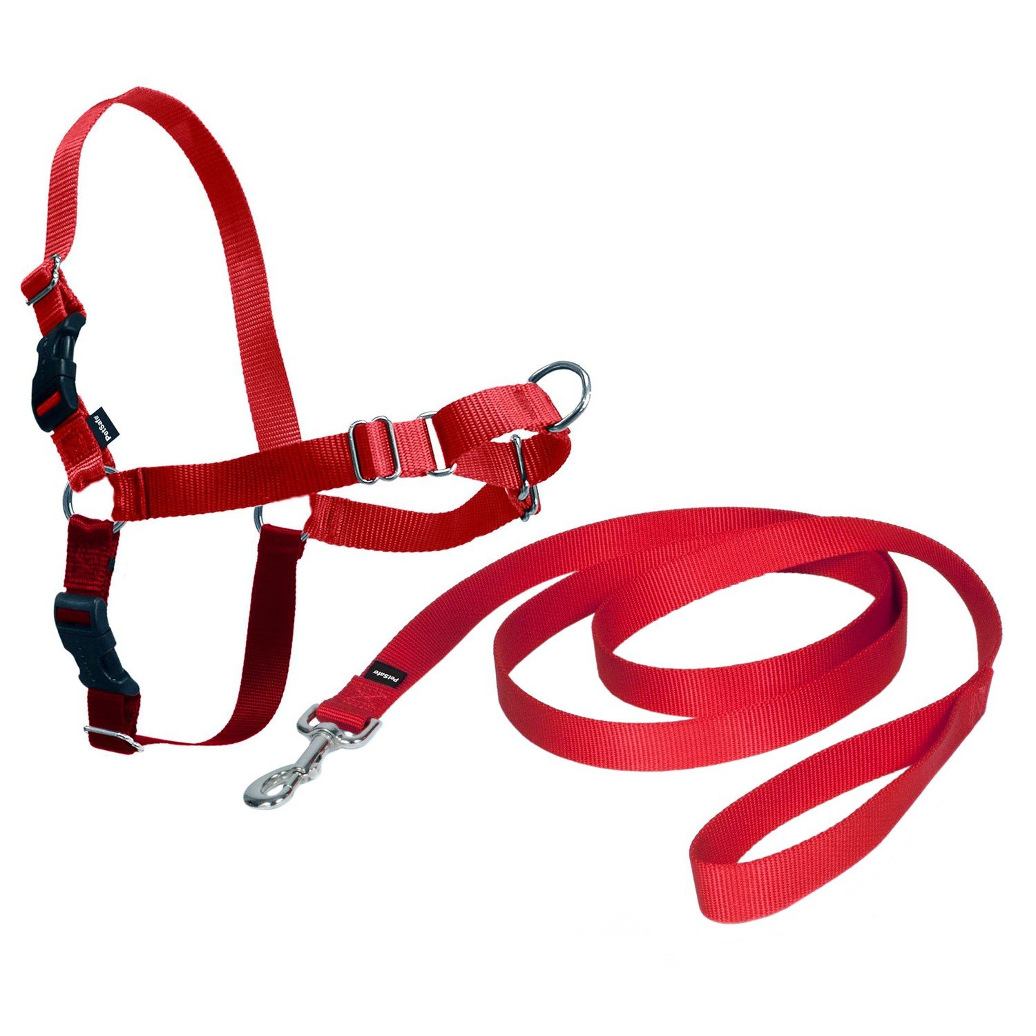 Postroj s vodítkem PetSafe EW-H-L-RD-17 červený