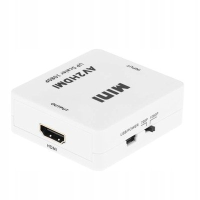 Av převodník Rca Chinch Cvbs Audio Hdmi