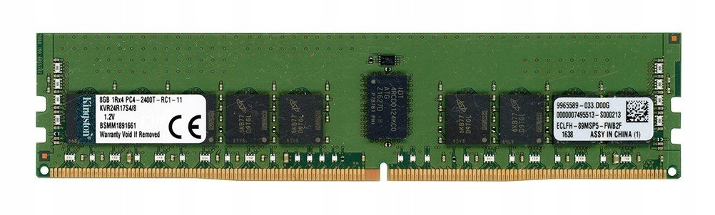Kingston KVR24R17S4/8 DDR4 8GB 2400MHz Ecc