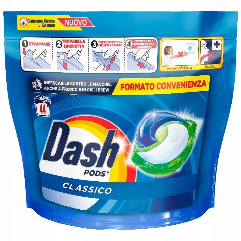 Kapsle na praní účinné při nízké teplotě Ecodosi Classico Dash