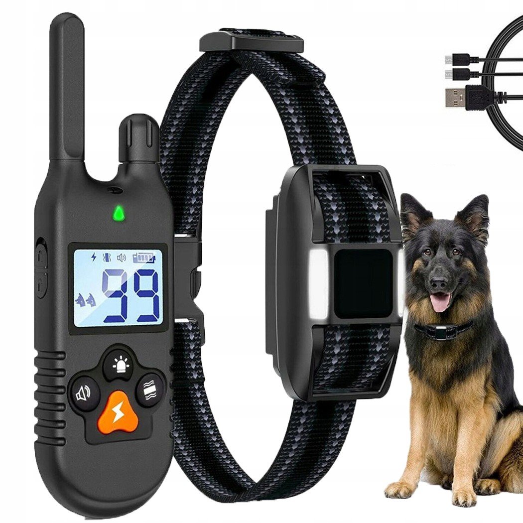 Elektrický Obojek Pro Psa 900M Výcvikový 900M 3 Režimy Voděodolný Dálkové Ovládání