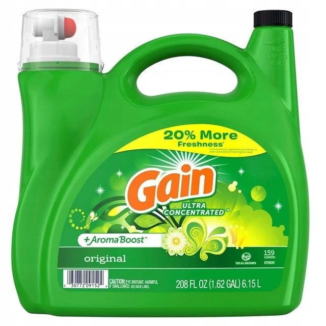Gain Original 6,15 litru 159 praní Univerzální gel Usa