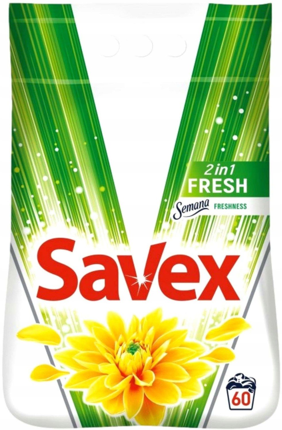 Savex Fresh 60 praní 6kg next generation prací prášek bílý