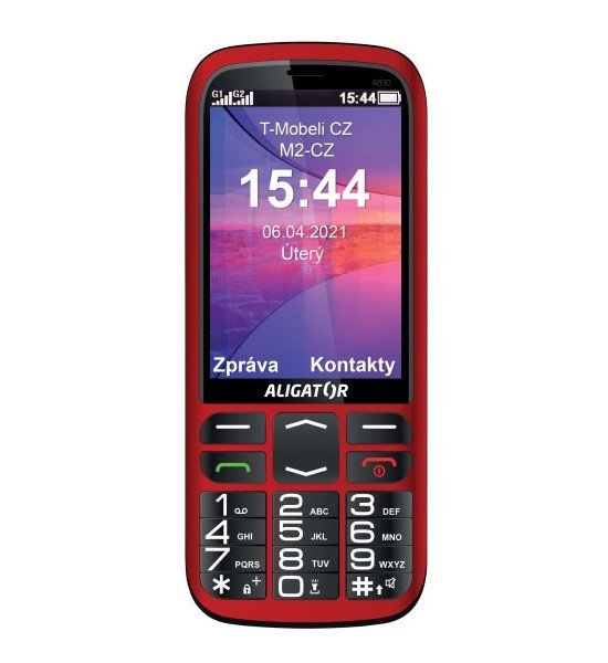 Aligator A830 Senior červená