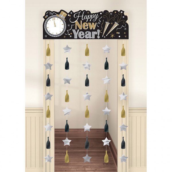 Dekorace na dveře Happy New Year