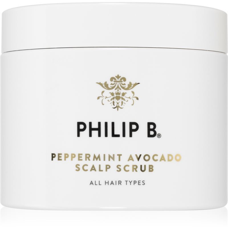 Philip B. Peppermint Avocado peelingový šampon 236 ml