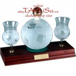 sklo Fotbalový míč 0,35l pohárky, jméno Vendula
