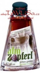 likér Alm Zapferl 35% 20ml Bauer miniatura