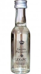 Grappa Prosecco Alexander 38% 30ml miniatura