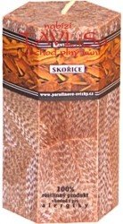 svíčka šestihran Skořice palmová 200g Rentex