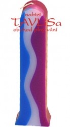 svíčka áčko Vanilka vonná řezaná 310g Rentex