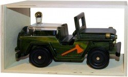 Dřevěné auto Jeep 0,2l bedýnka přírodní