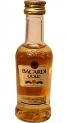 Rum Bacardi Gold 40% 50ml miniatura