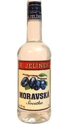Švestka Moravská 40% 0,5l Rudolf Jelínek etik5
