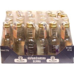 Slivka Kopaničiarska 40% 40ml x24 miniatur etik2