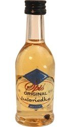 Čučoriedka Spiš Original 40% 40ml miniatura etik2