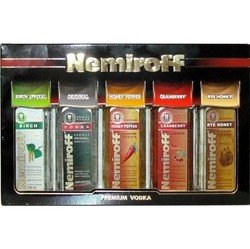 Vodka Nemiroff Sada 100ml x 5ks miniatur