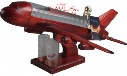 Dřevěné tryskové letadlo švestka 40% 0,35l