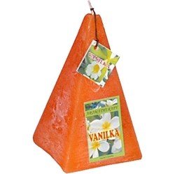 svíčka jehlan Vanilka rustic vonná 200g Rentex