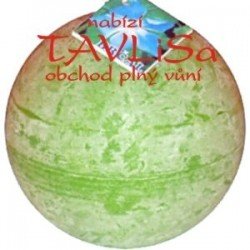 svíčka koule Brčál rustic vonná 125g Rentex