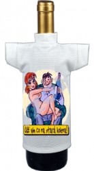 Tričko dárkové na láhev Už vím co na stará kolena!