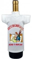 Tričko dárkové na láhev Když tě stará zahřát ne...