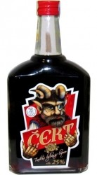 Čert Bylinný Likér 25% 0,5l Apicor