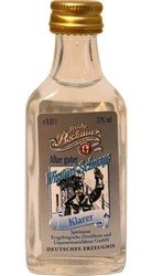 Wismut Schnaps Klarer 27% 20ml Bockauer miniatura