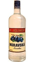 Švestka Moravská 40% 1l Rudolf Jelínek etik4