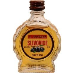 Slivovice zlatá 45% 50ml budík v Sada-T