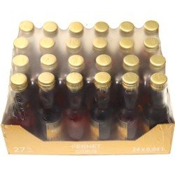 Fernet Nicolaus Citrus 27% 40ml x24 miniatur etik3