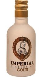 Vodka IMPERIAL GOLD 40% 50ml miniatura etik2