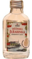 Jeřabinka Děčínská 46% 0,1l Grešík placatka etik2