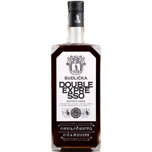 Kávový likér Double Expresso 0,7l 20% Sudlička (holá láhev)