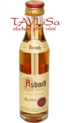 Brandy Asbach Uralt 38% 40ml miniatury