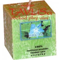 svíčka kostička Brčál palmová 100g Rentex