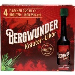 Krauter Likor 35% 20ml x4 Bergwunder miniatura