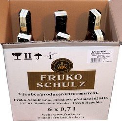 Liqueur Lychee 20% 0,7l x6 Fruko Schulz