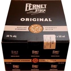 Fernet Stock 38% 50ml x30 miniatur etik2