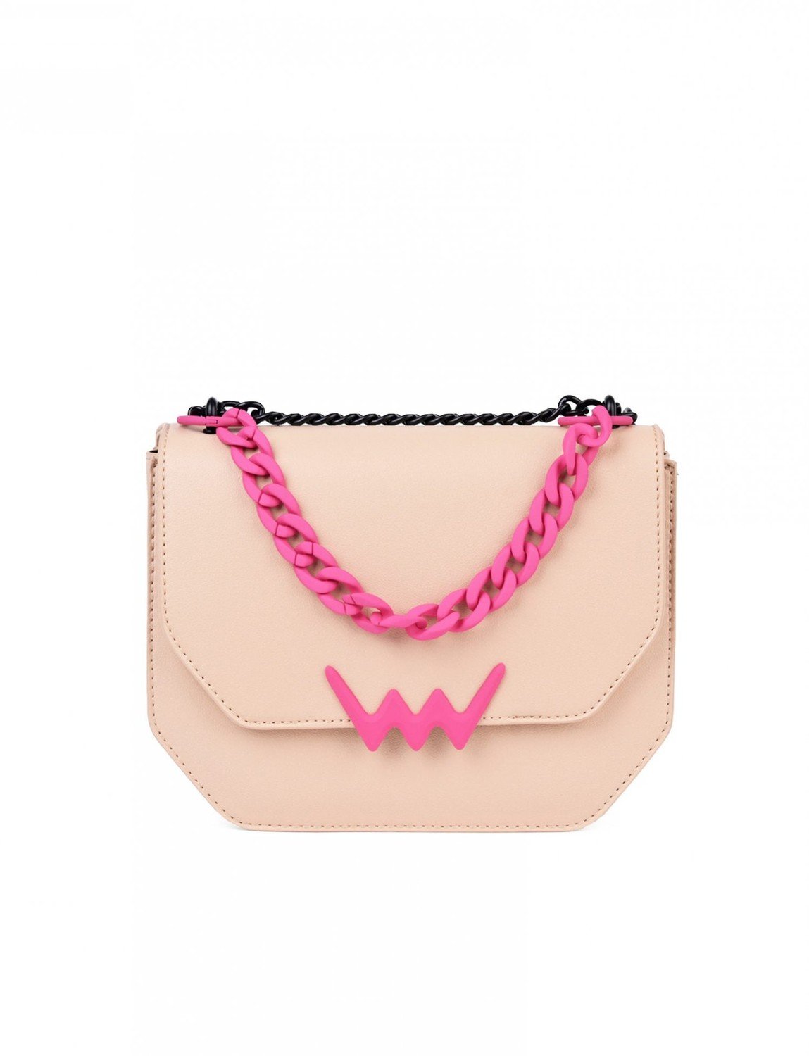 Dámská koženková crossbody Zowie, růžová