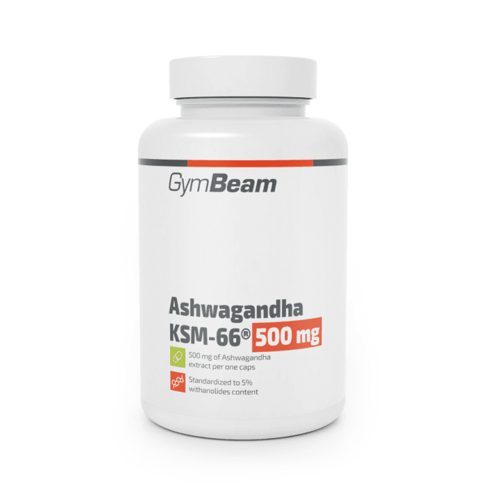 Ashwagandha KSM-66® 500mg 90 kaps. - GymBeam